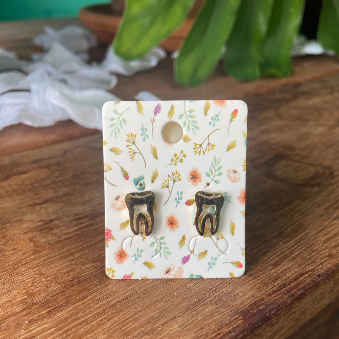 Tooth Earrings
