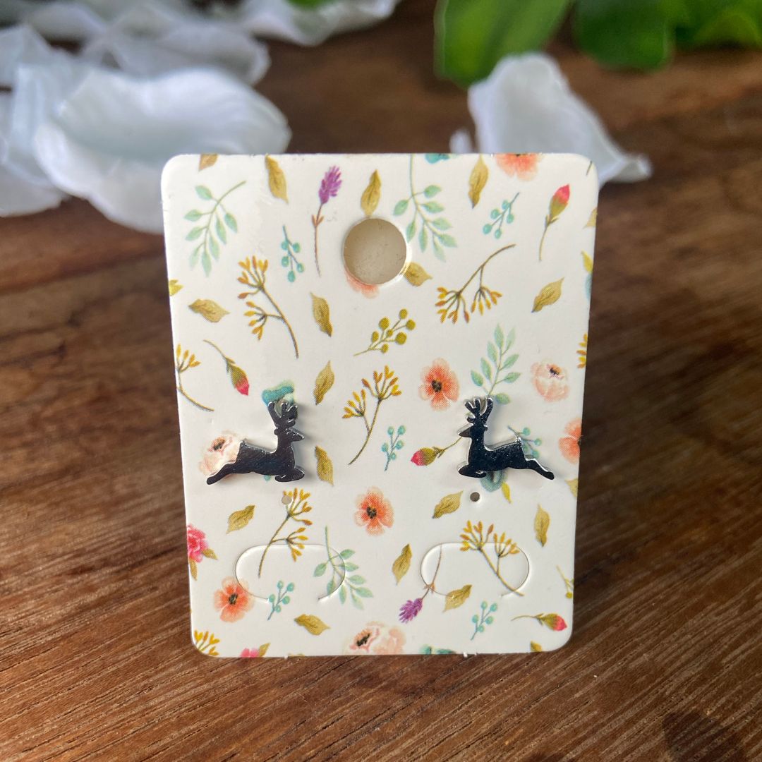 Jumping deer Earrings
