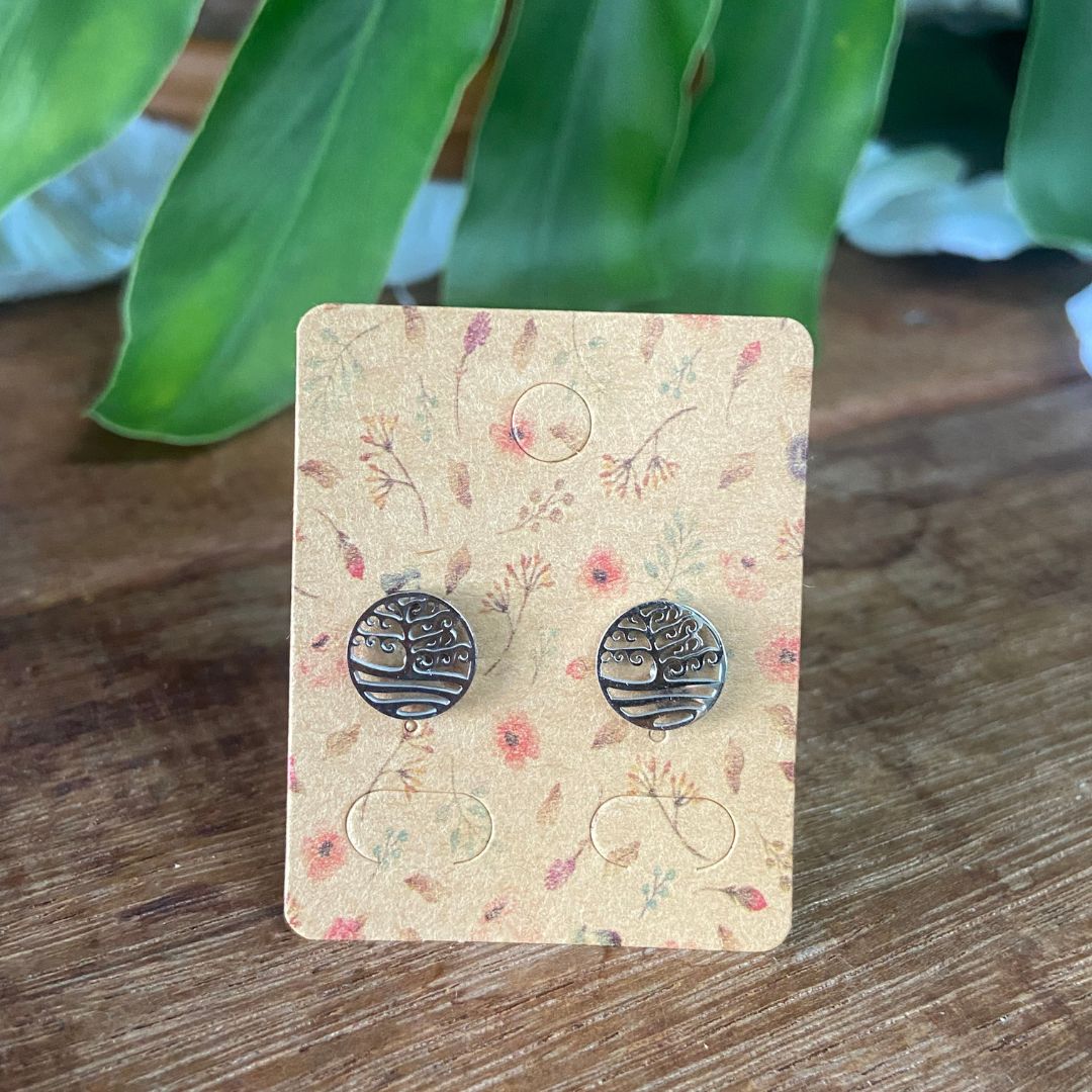 Circle Tree Earrings